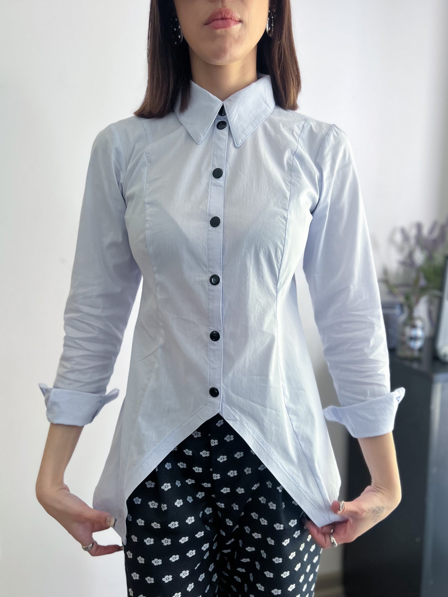 CAMISA CELESTE