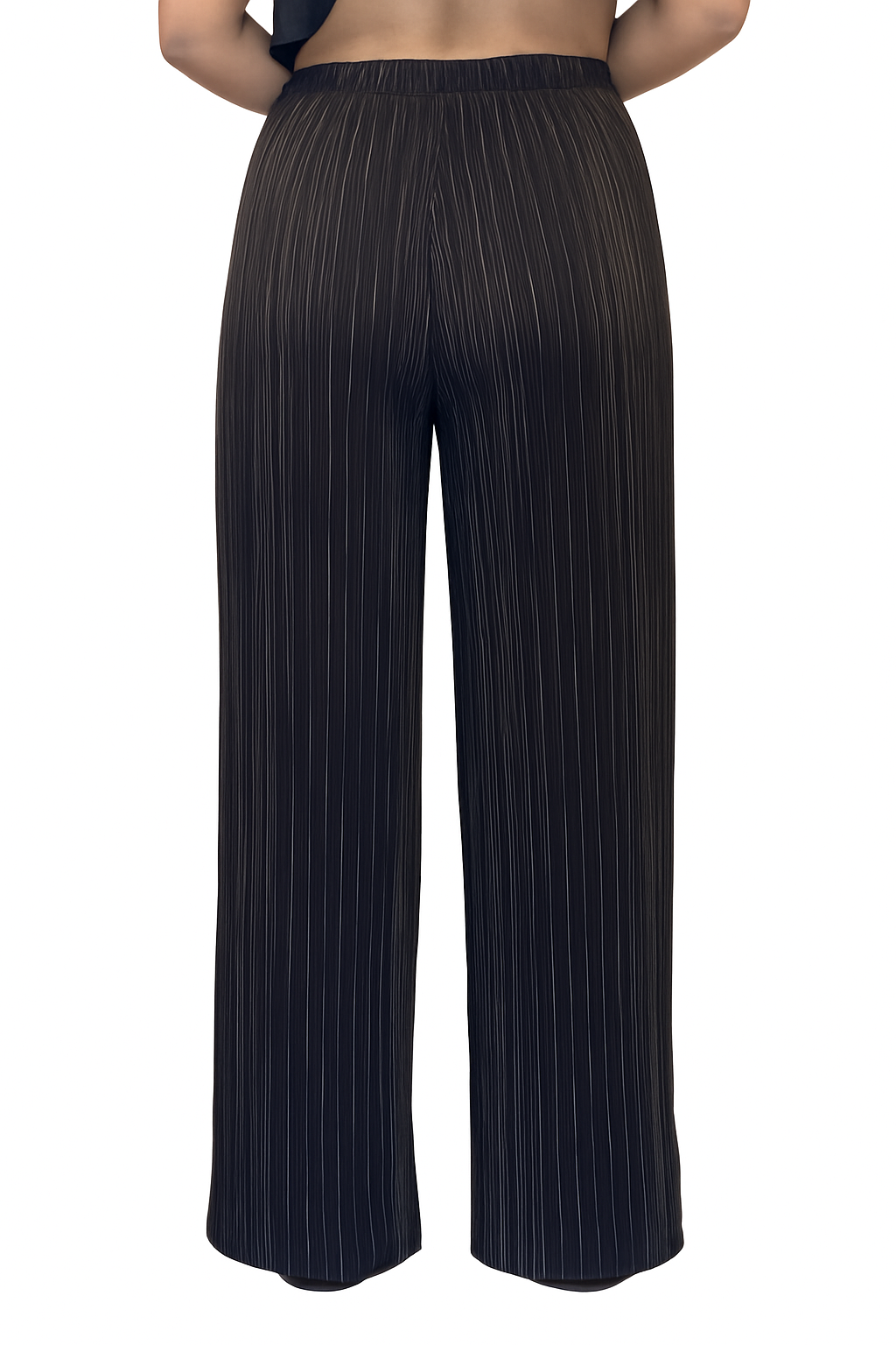PANTALÓN NEGRO PLISADO